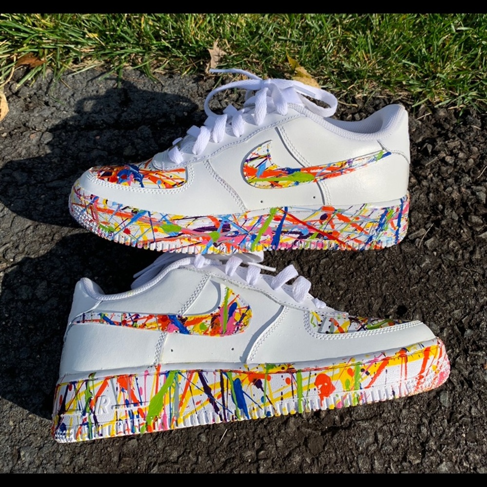 Custom Splatter Air Force 1 Low Top